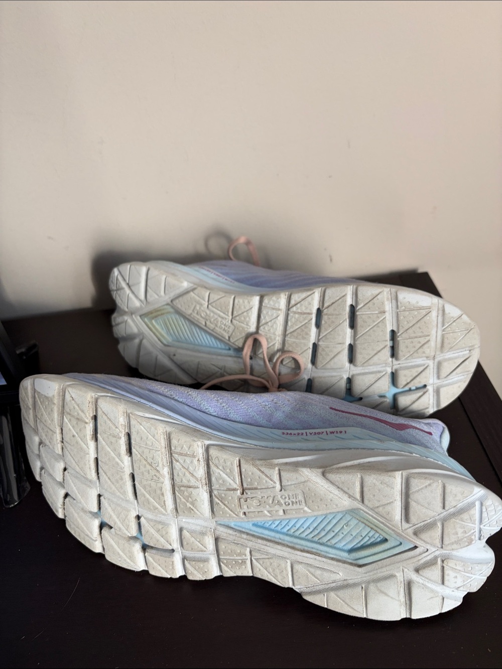 Hoka Mach 5 running shoes Baby Lavender Summer Womens PROFLY+ midsole Sz 10 - Picture 11 of 12